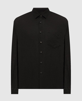 Cashmere&Whiskey Black linen shirt 3319