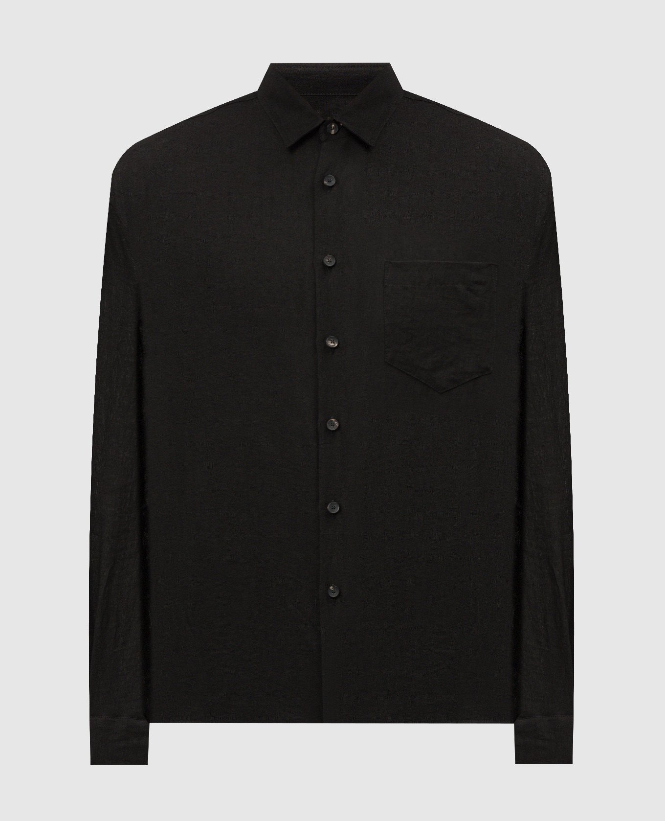 Cashmere&Whiskey Black linen shirt