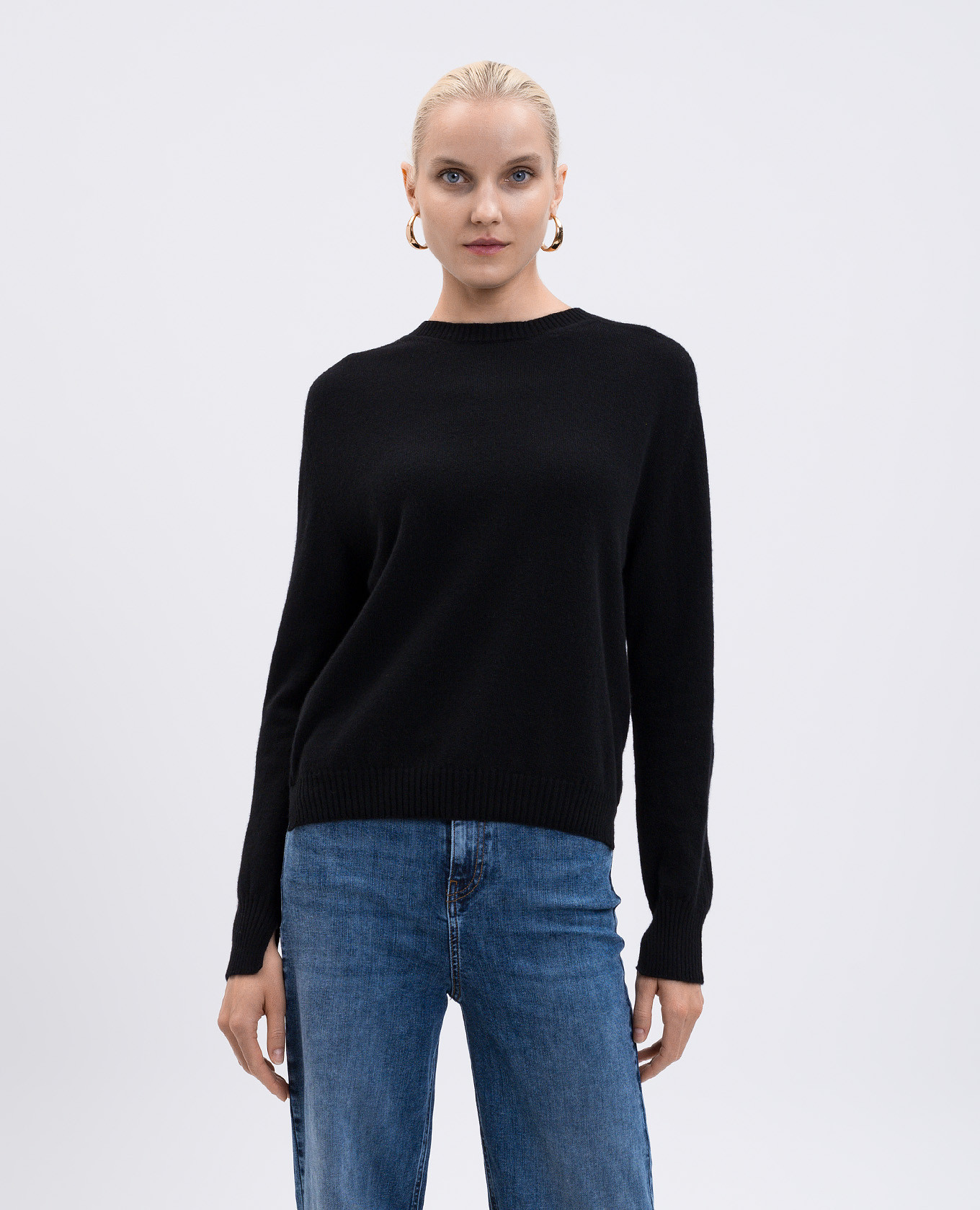 

Black cashmere and wool jumper Twinset