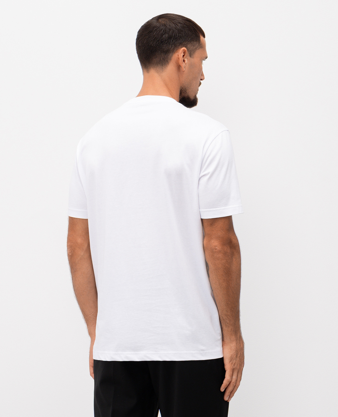 

White T-shirt with branded print Iceberg