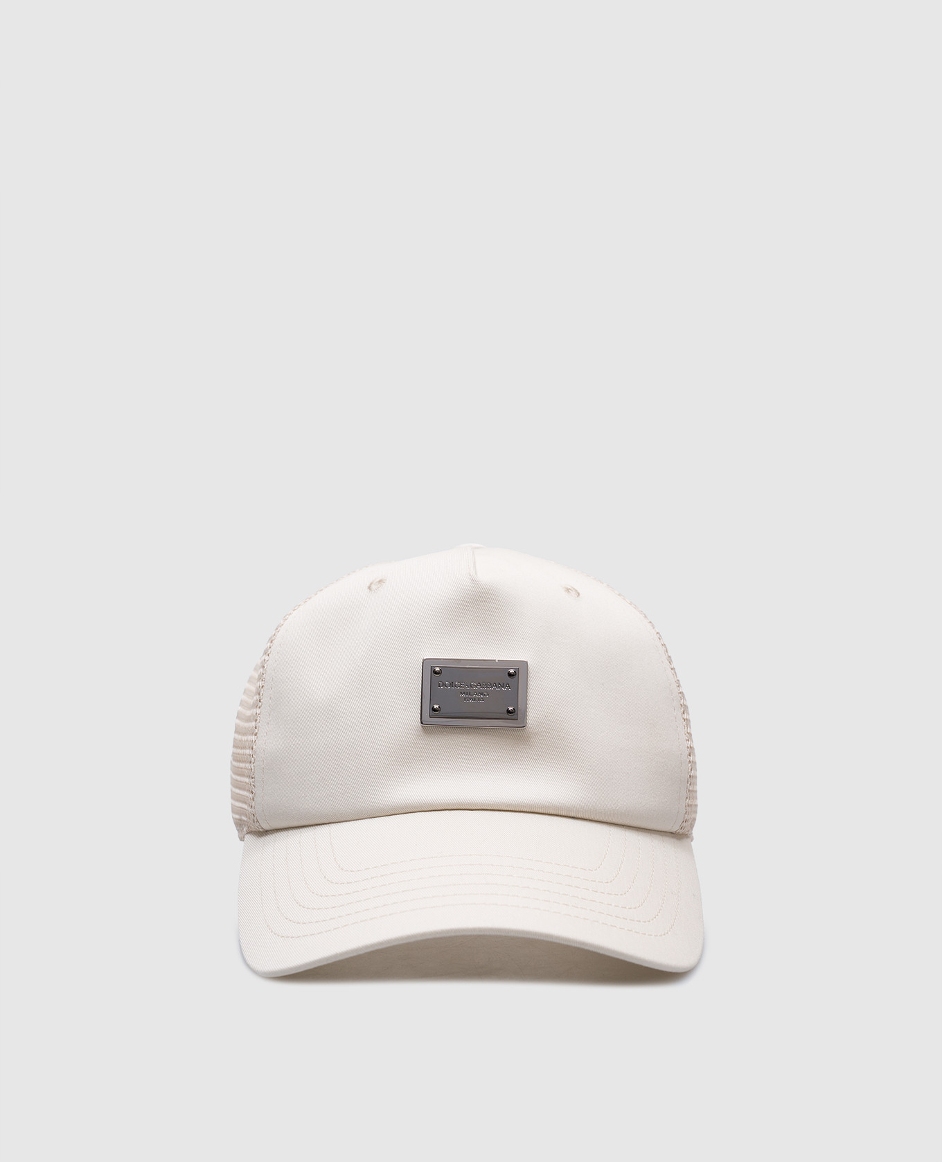 

Beige cap with mesh Dolce&Gabbana