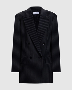 Max Mara Black double-breasted MATTIA wool jacket MATTIA