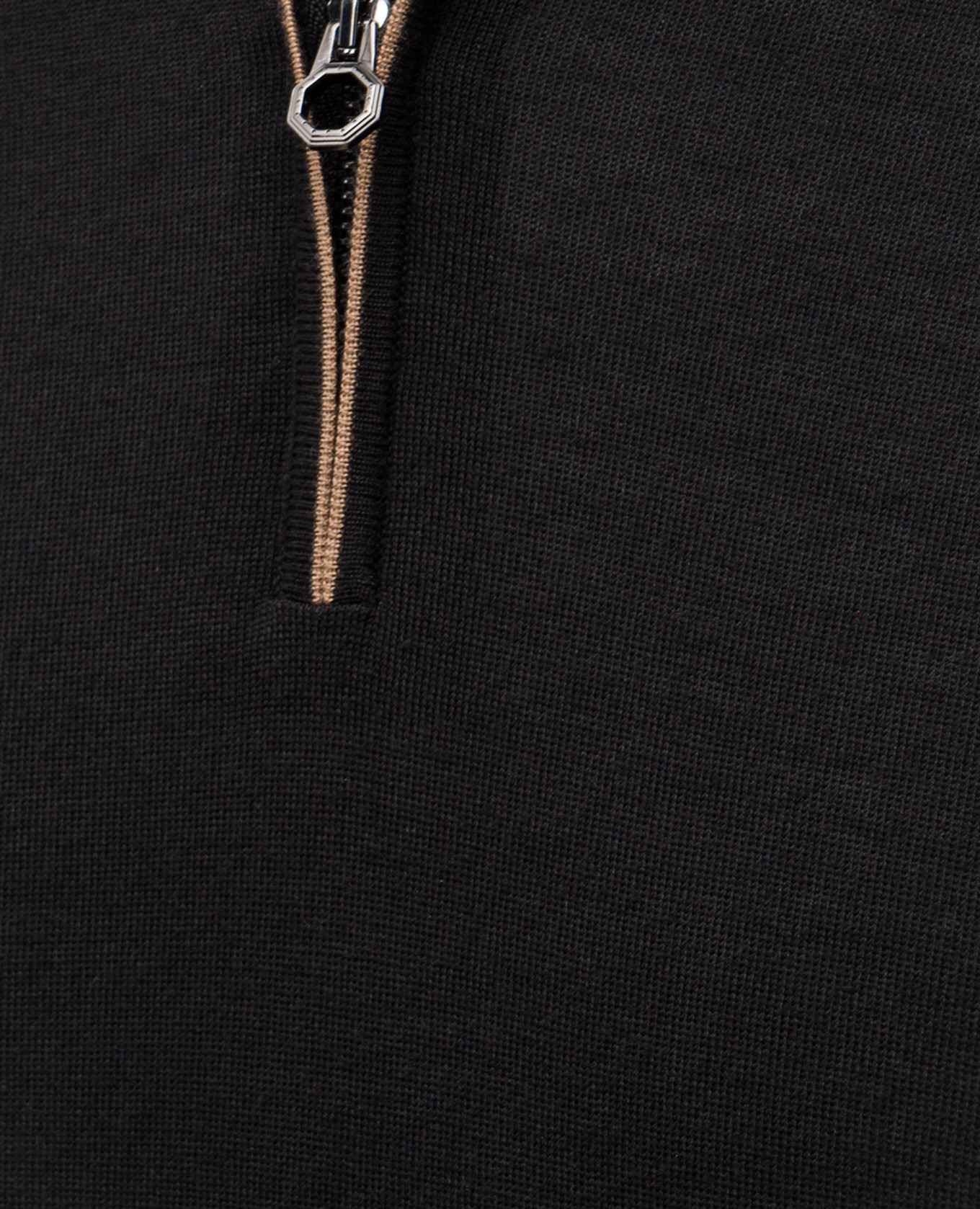 

Black wool, silk and cashmere jumper with logo Stefano Ricci