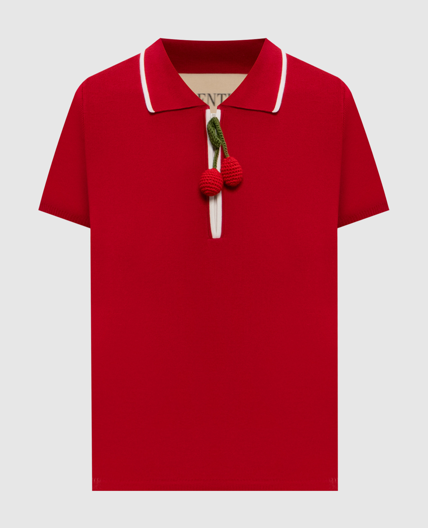 

Red polo Valentino