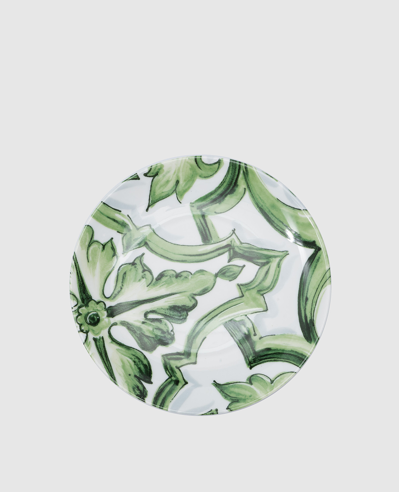 

Set of printed porcelain bread plates Dolce&Gabbana, Green