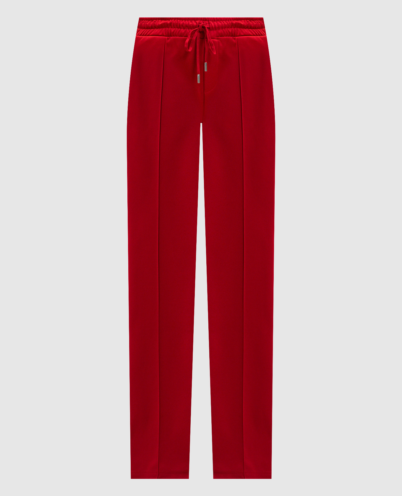 Red sweatpants with logo emblem coperni