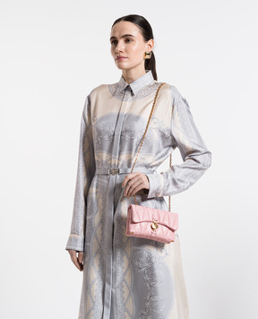Versace Pink Kleio mini leather bag 10177401A12975