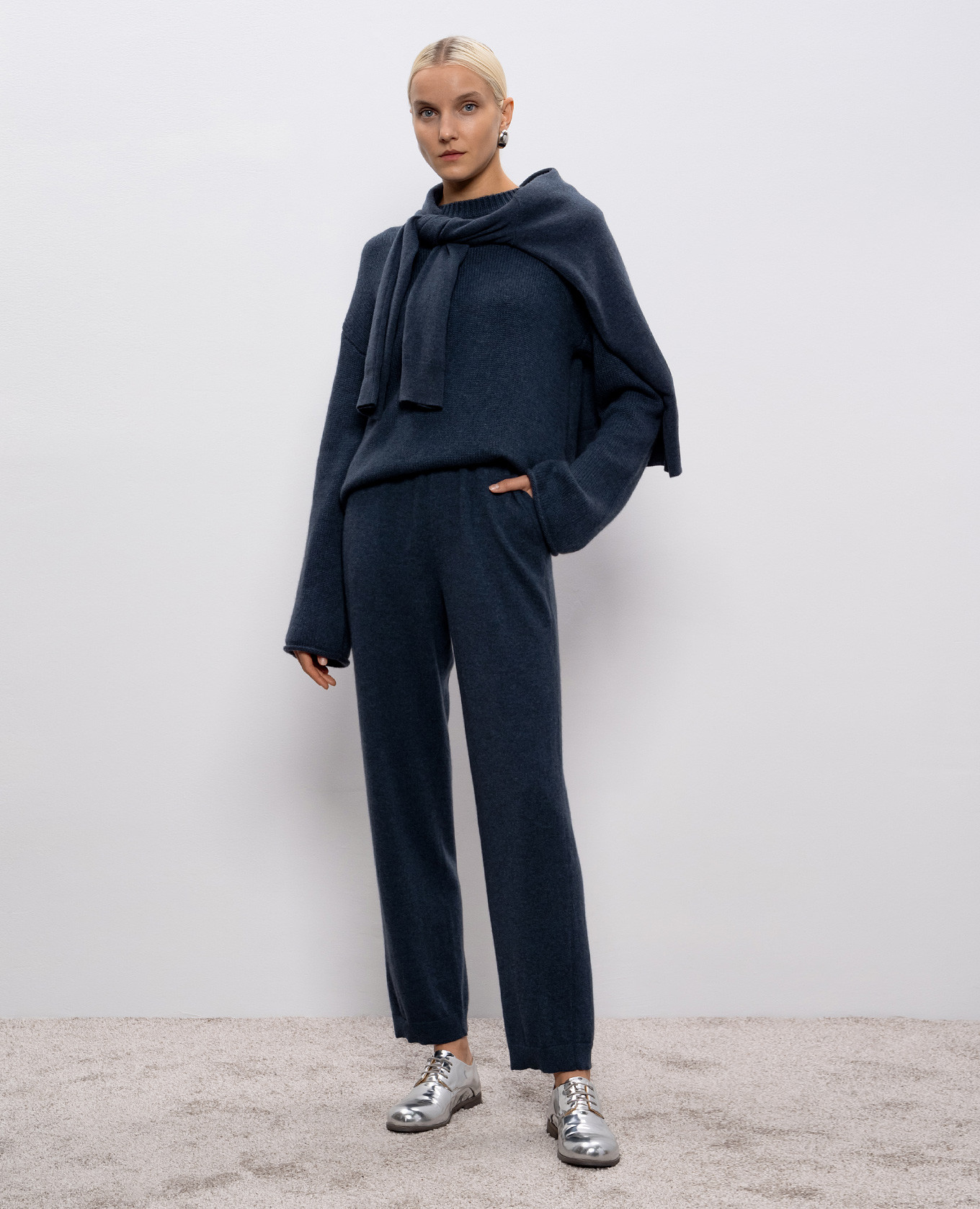 

Blue Symone cashmere pants LISA YANG