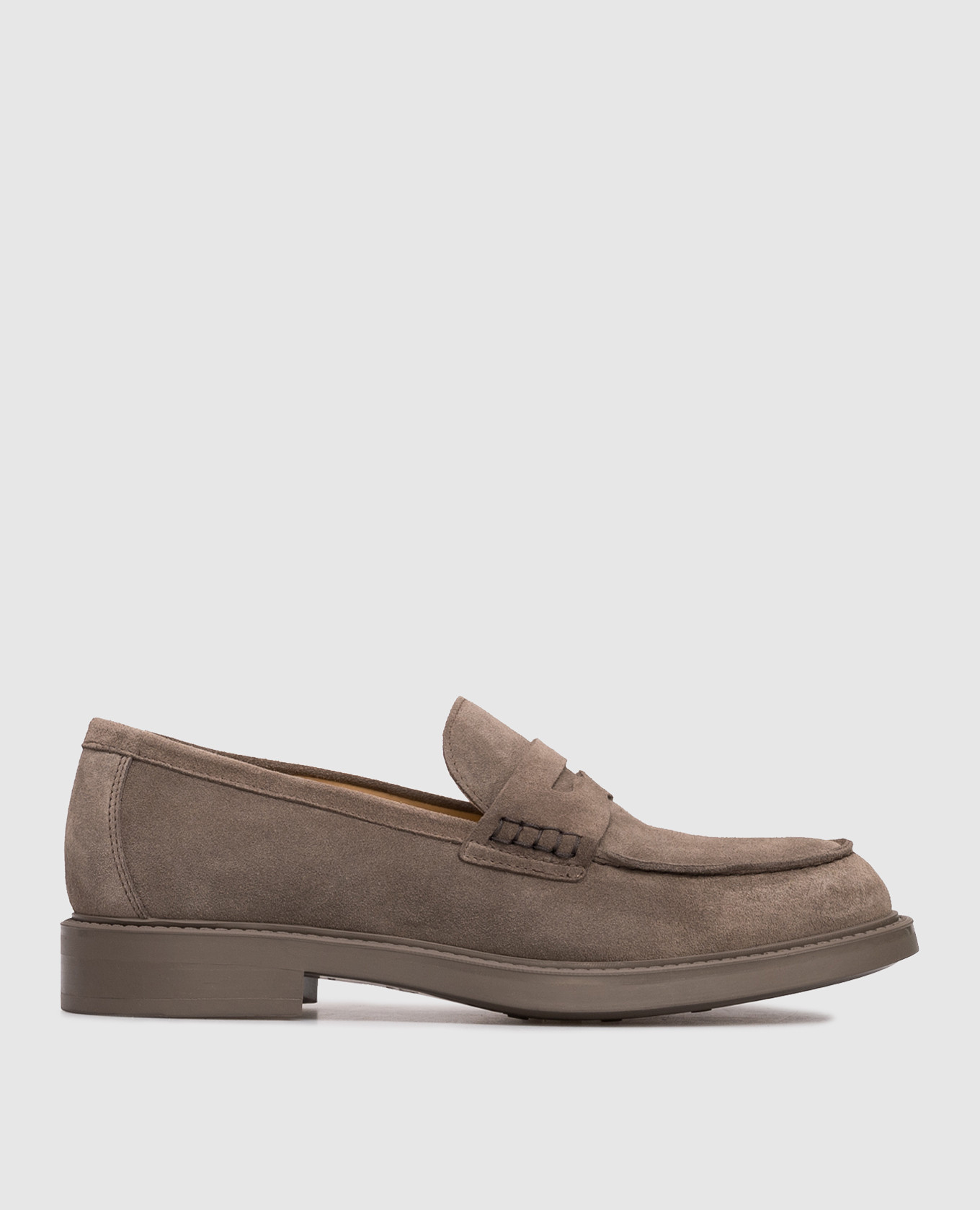 Gray suede loafers Doucal's