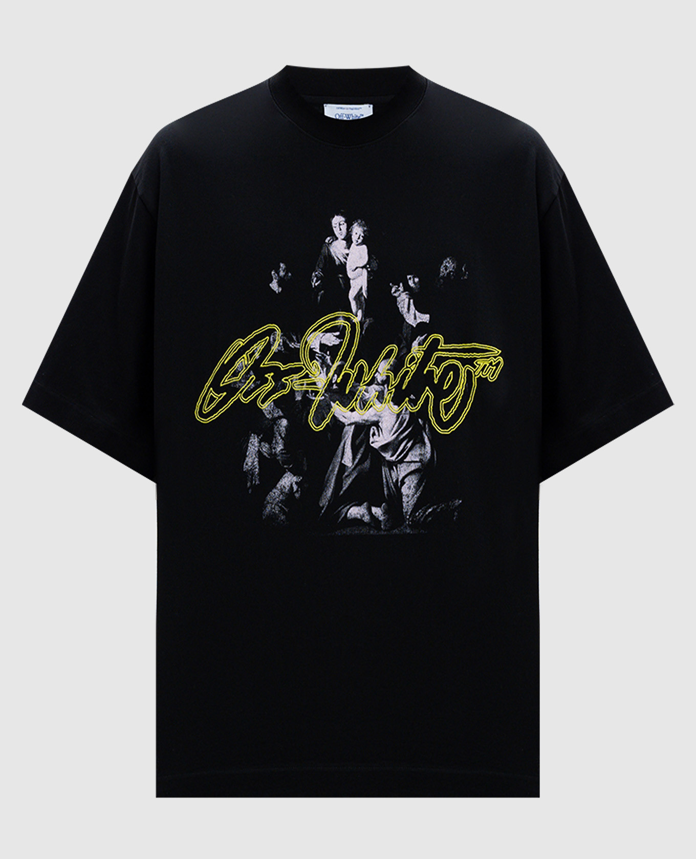 

Script Mary T-shirt in black with logo embroidery Off-White