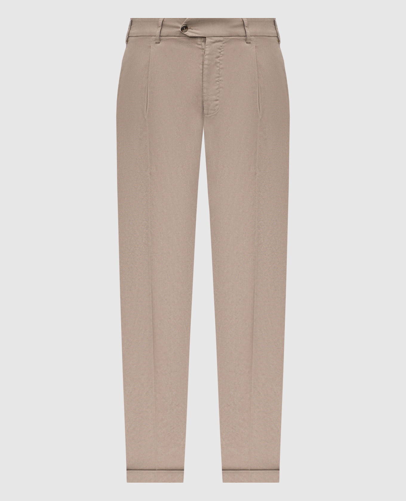

Beige linen pants CAPOBIANCO