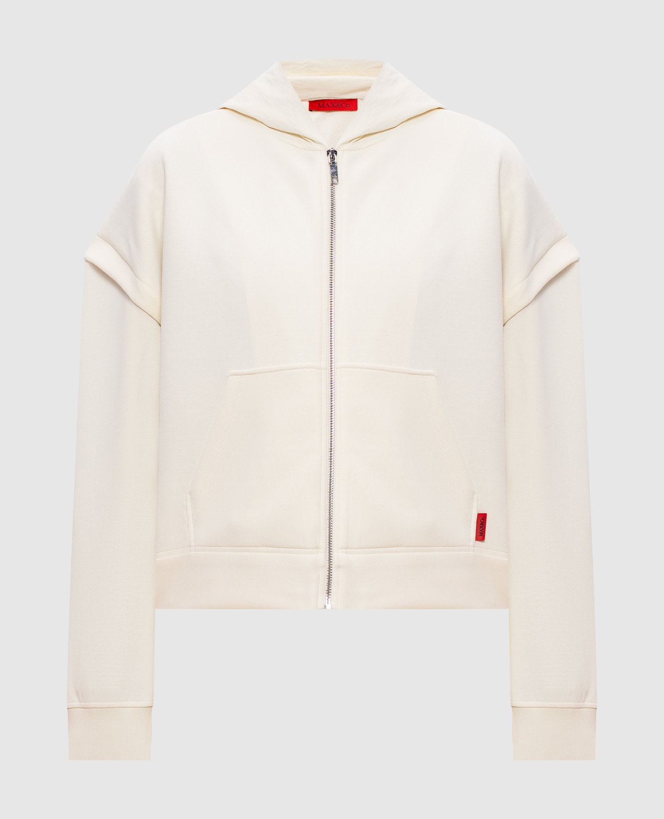 

Beige BAVERO sports jacket with removable sleeves Max & Co