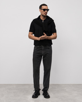 Cashmere&Whiskey Black polo MB004Z