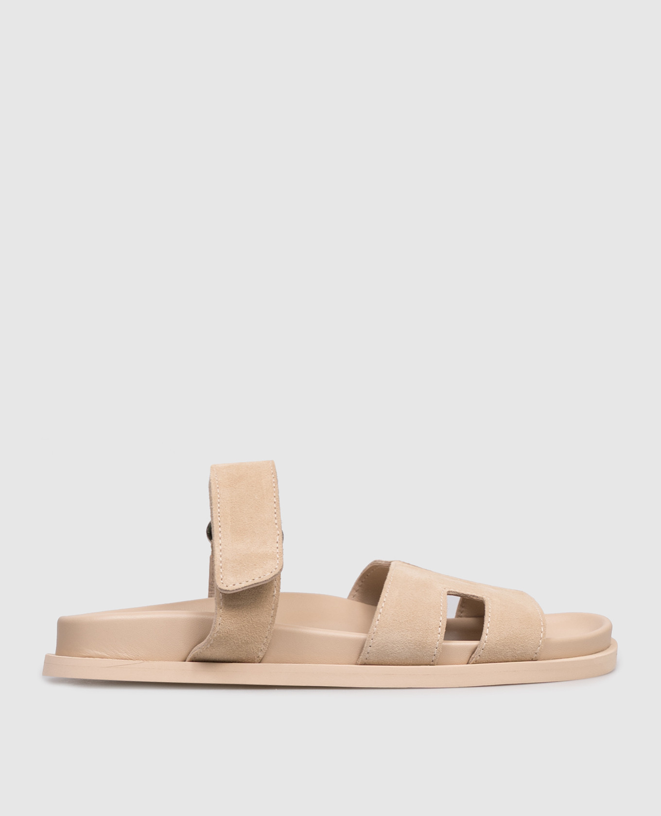 

Beige suede flip-flops Babe Pay Pls
