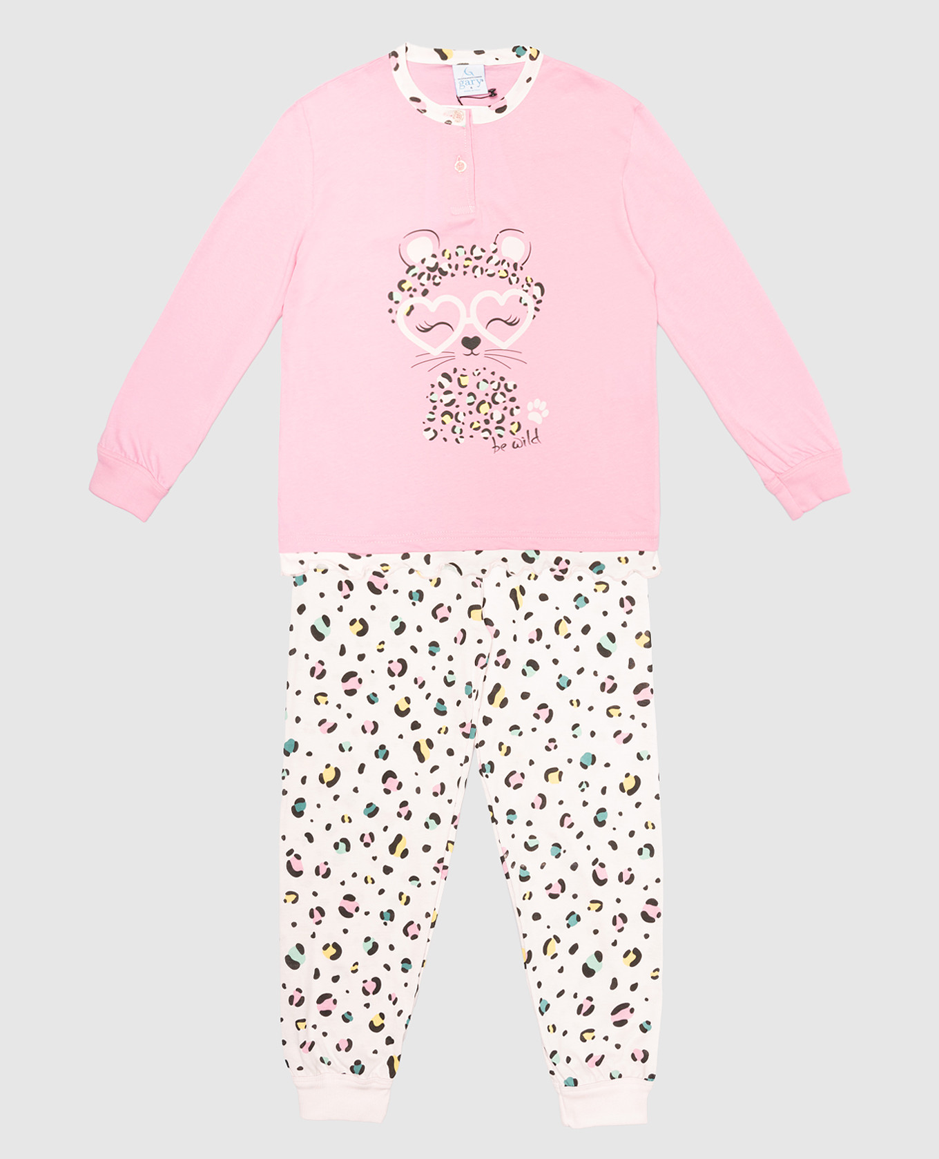 

Children's pink Gary printed pajamas RiminiVeste, Розовый