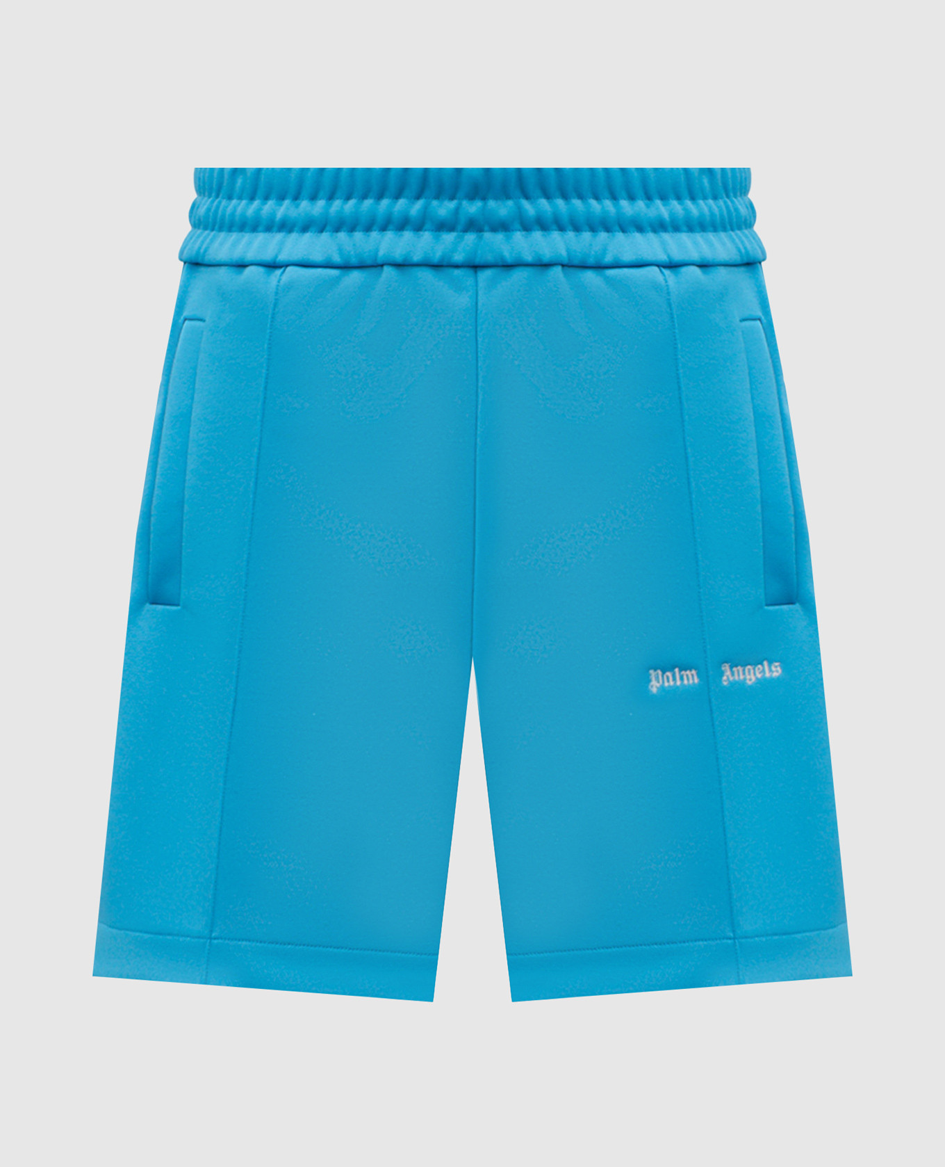 

Blue shorts with logo Palm Angels, Light blue