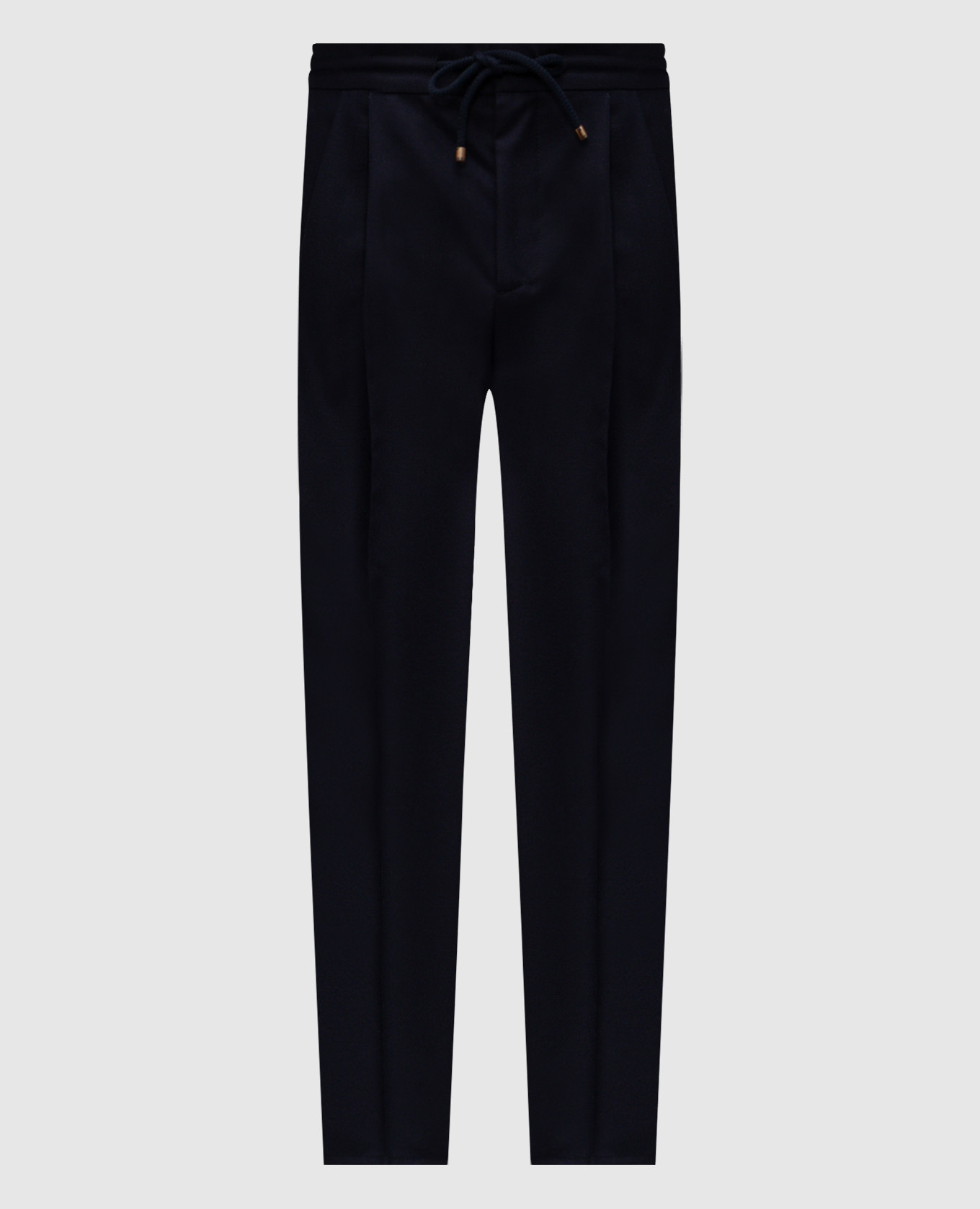 Blue wool pants Brunello Cucinelli