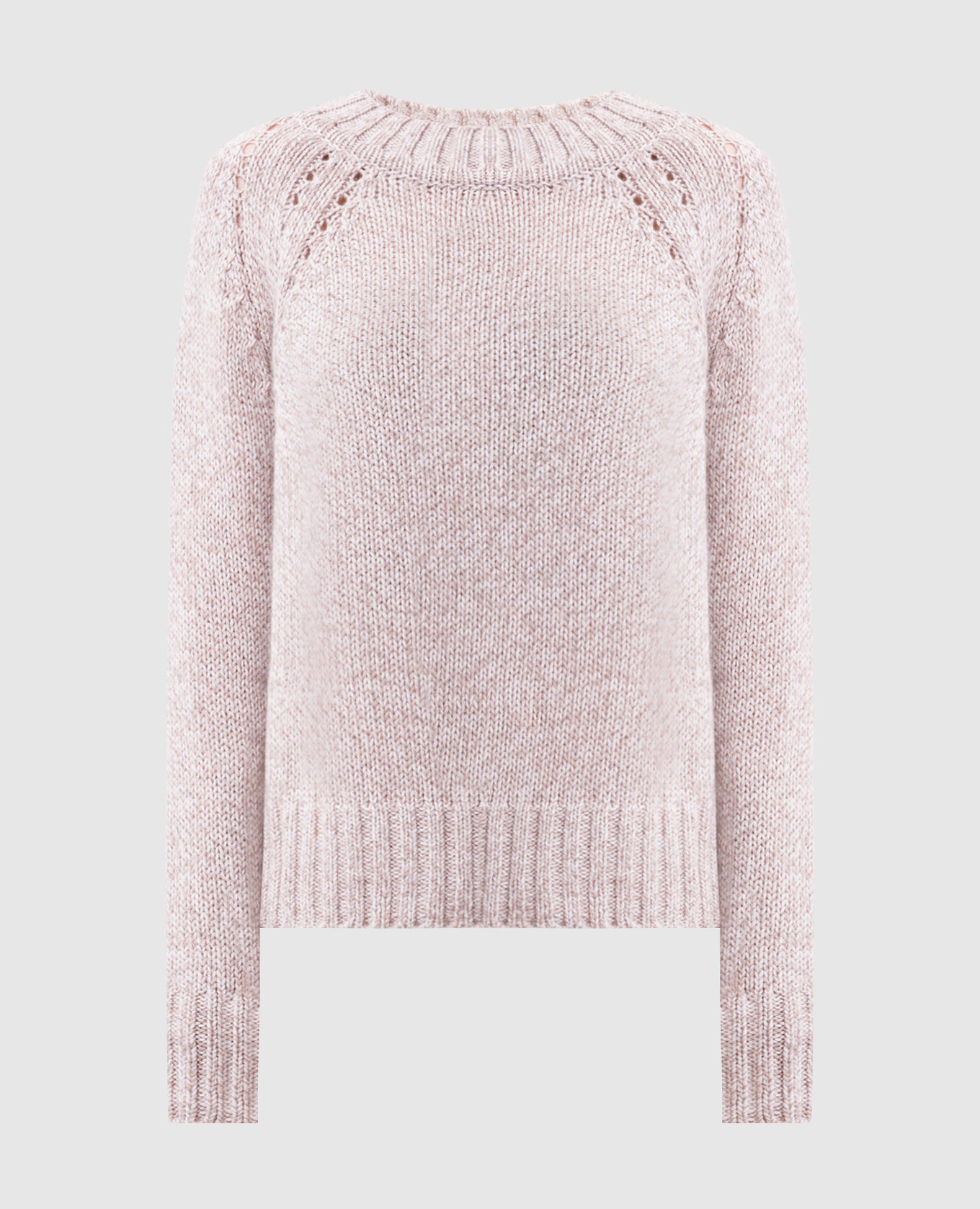 Beige cashmere sweater Ermanno Scervino