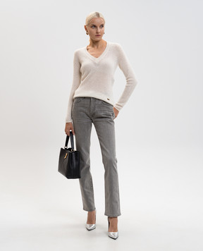 Tom Ford White cashmere and silk pullover MAK1338YAX755