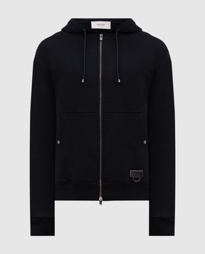 Agnona Black sports jacket with cashmere TN06U1YY2070