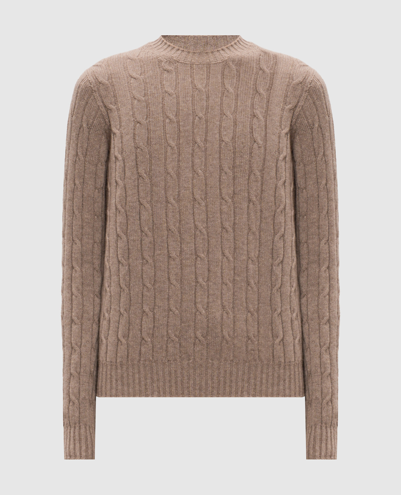

Brown cashmere jumper Enrico Mandelli