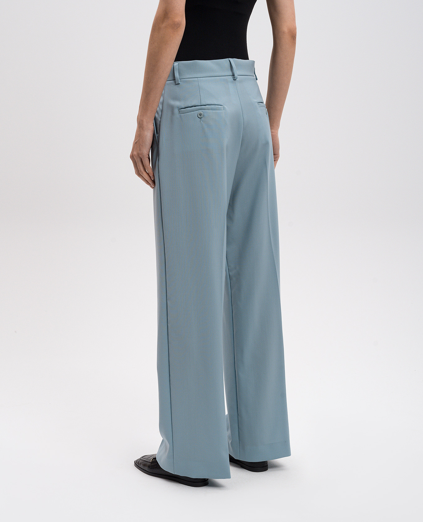 

Blue wool pants Max Mara Weekend, Light blue