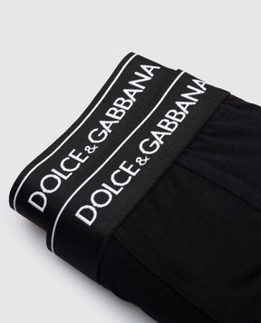 Dolce&Gabbana Set of black boxer briefs with logo M9C07JONN95
