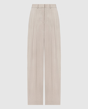Theory Beige pants made of wool O0101254