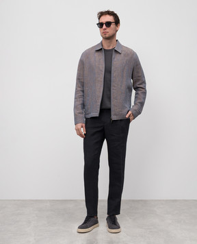 CAPOBIANCO Linen jacket 18M347MT00