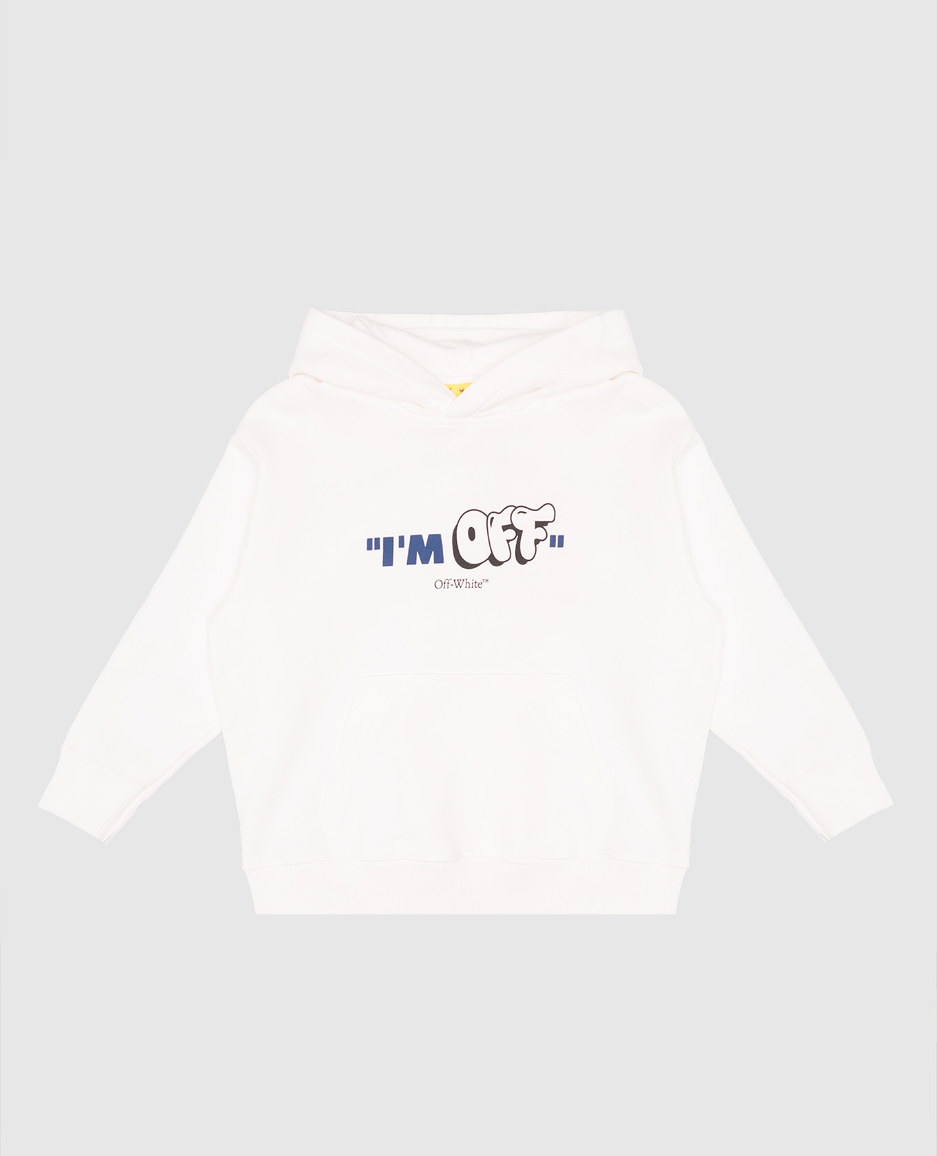 

Children's white hoodie with branded print Off-White
