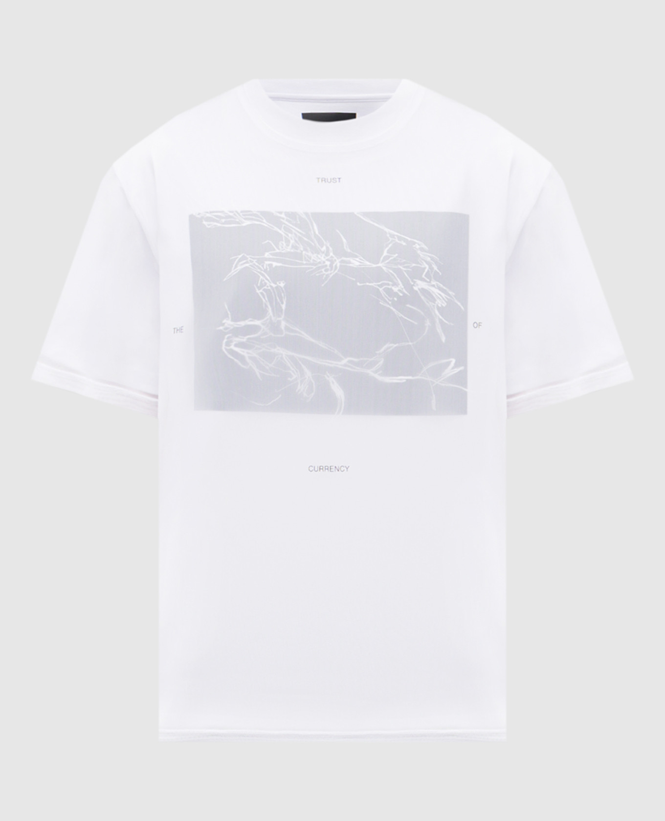 

White Pellucid T-shirt with print Heliot Emil