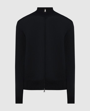 Cashmere&Whiskey Black cardigan with silk and cashmere FS08