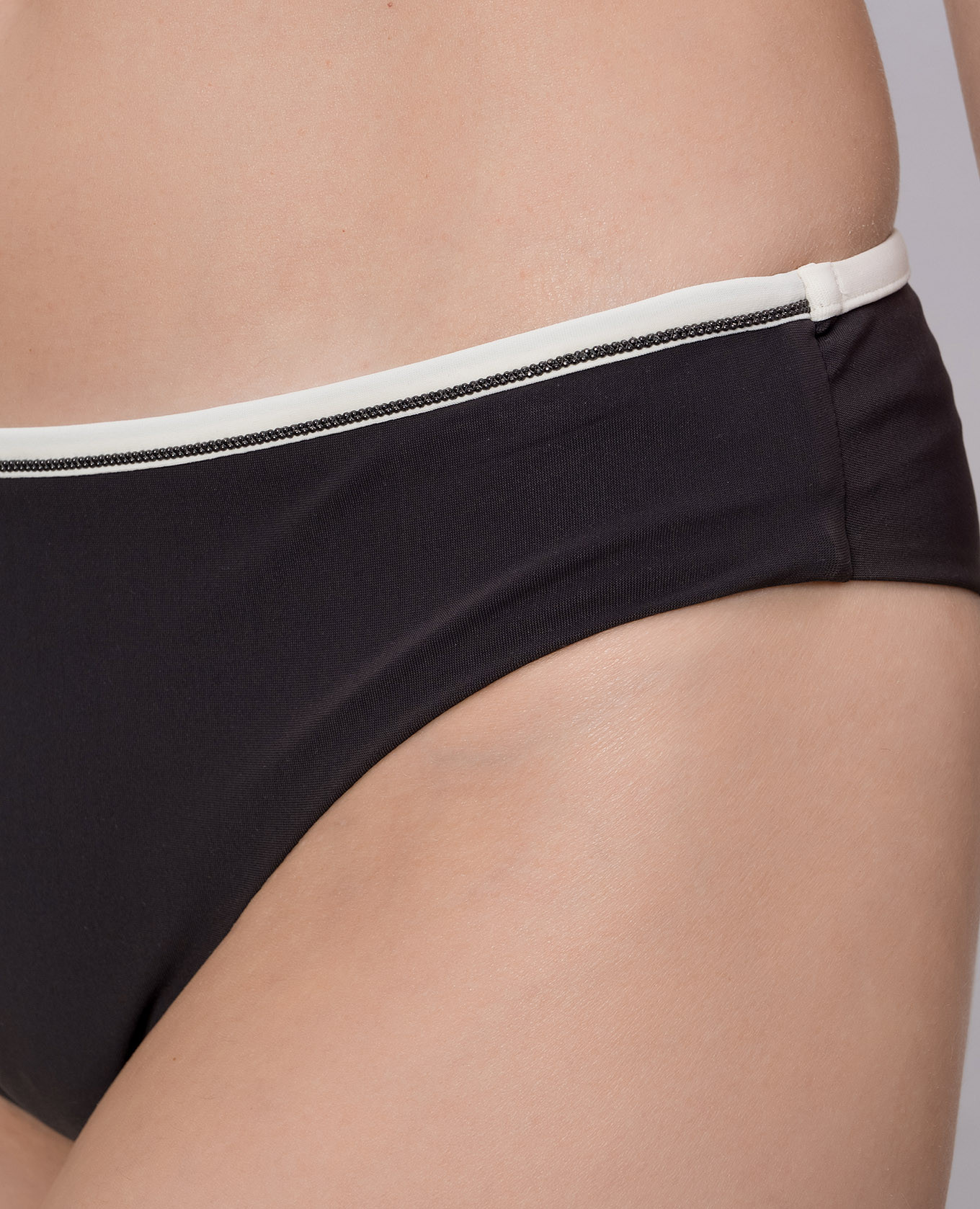 Gray swimsuit panties with a monil chain Brunello Cucinelli 5