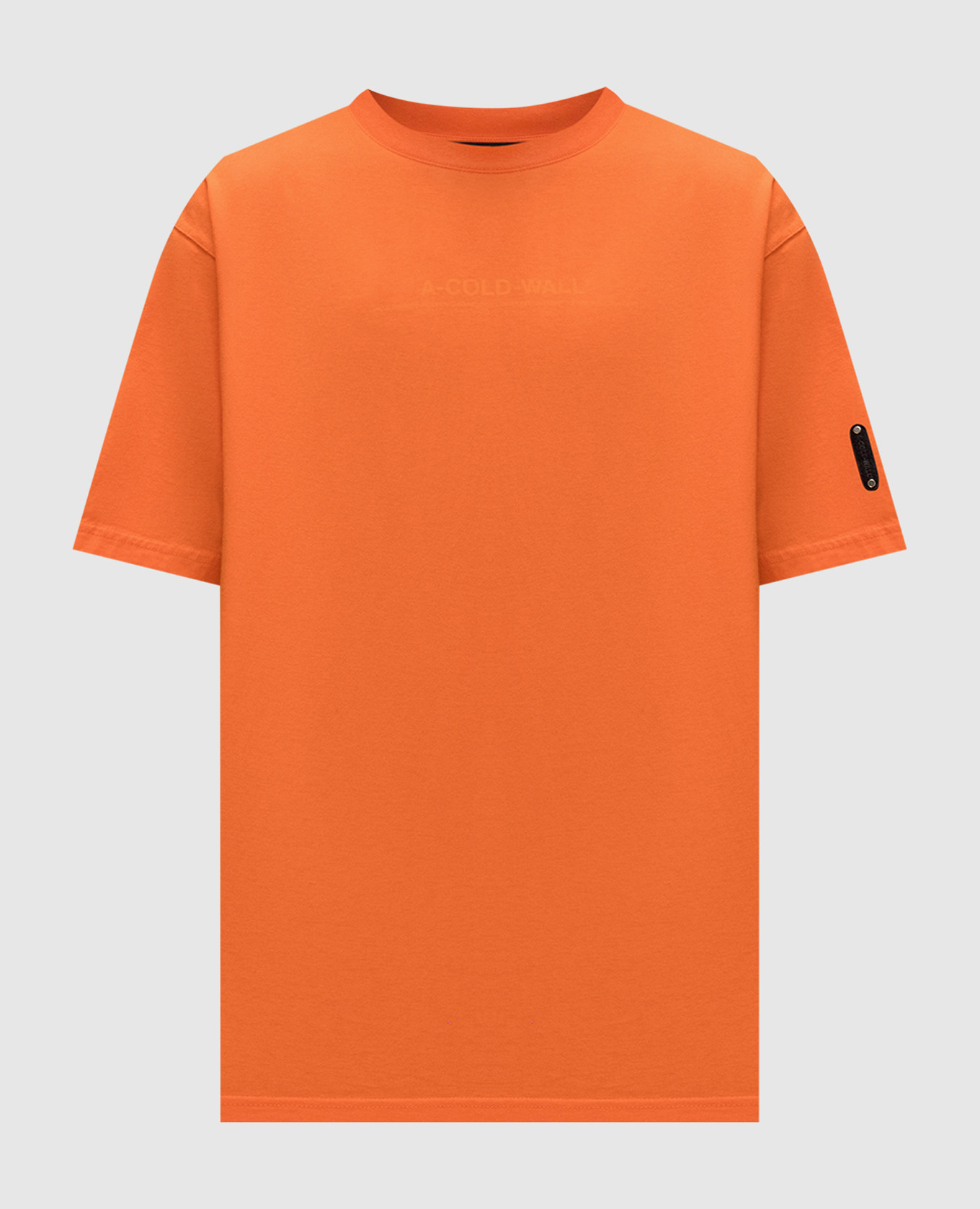 

Orange T-shirt with a print A Cold Wall, Оранжевый