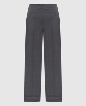 Peserico Gray pants with lapels P0471002660