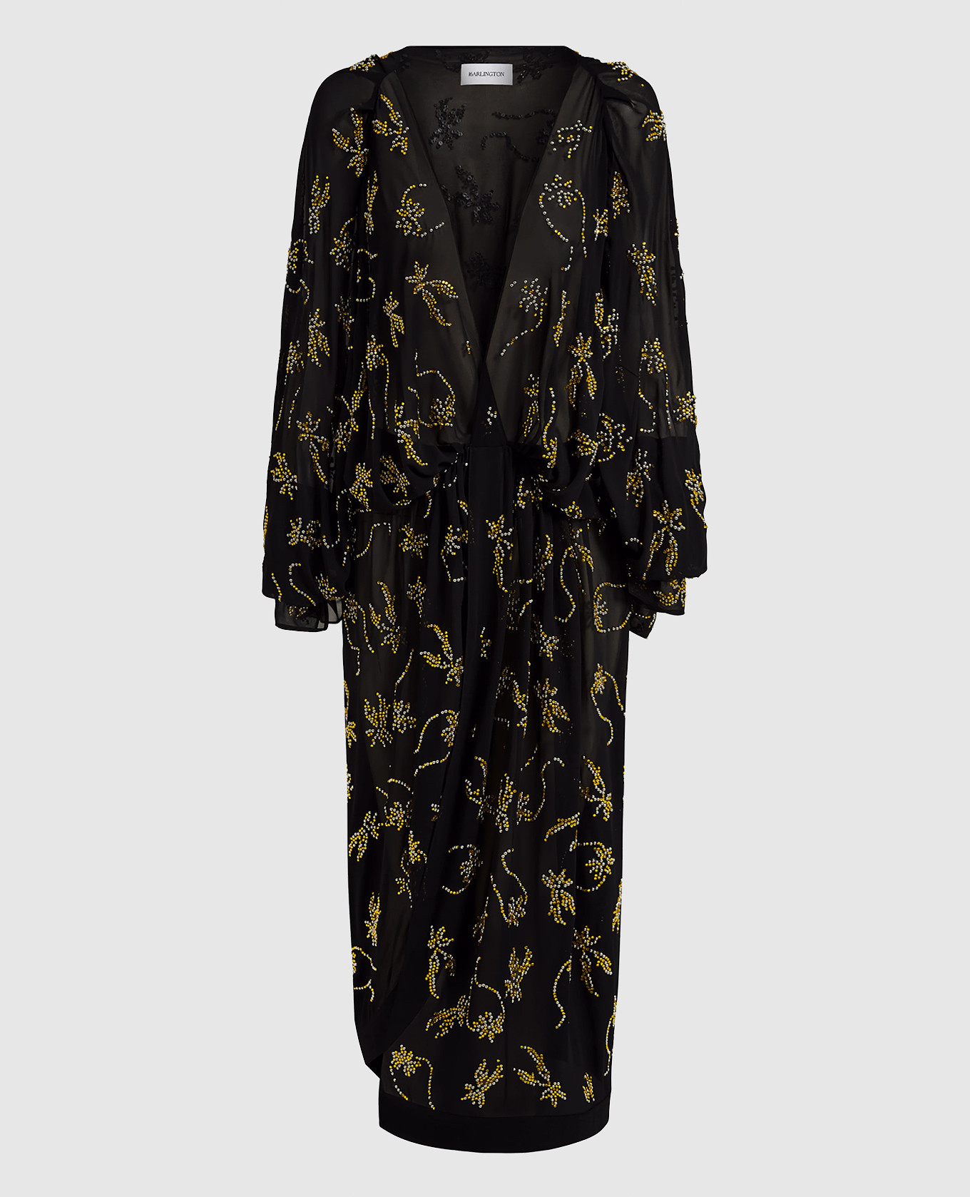 

Licia black midi dress with crystals 16Arlington