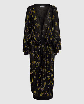 16Arlington Licia black midi dress with crystals DMD590SS2501