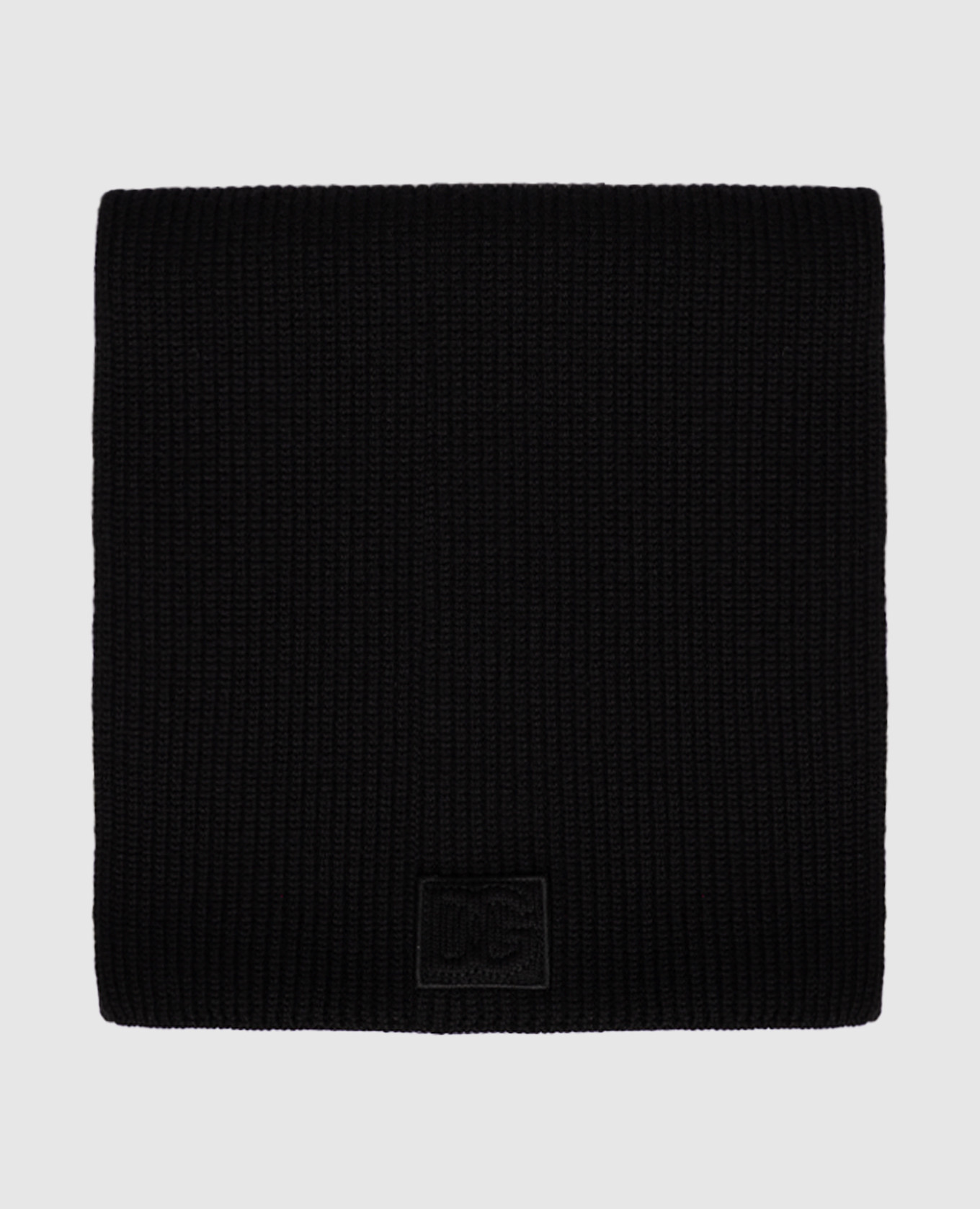 Black wool scarf Dolce&Gabbana