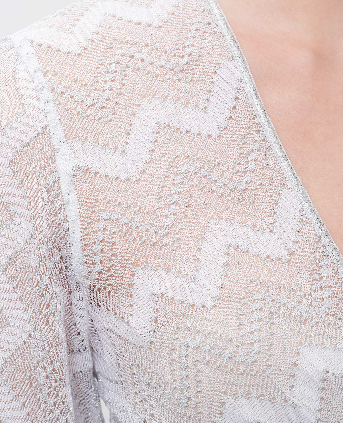 

Gray lurex patterned crop top Missoni, Grey
