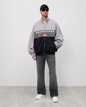 Balenciaga Unity grey sports jacket 824210TSVB2