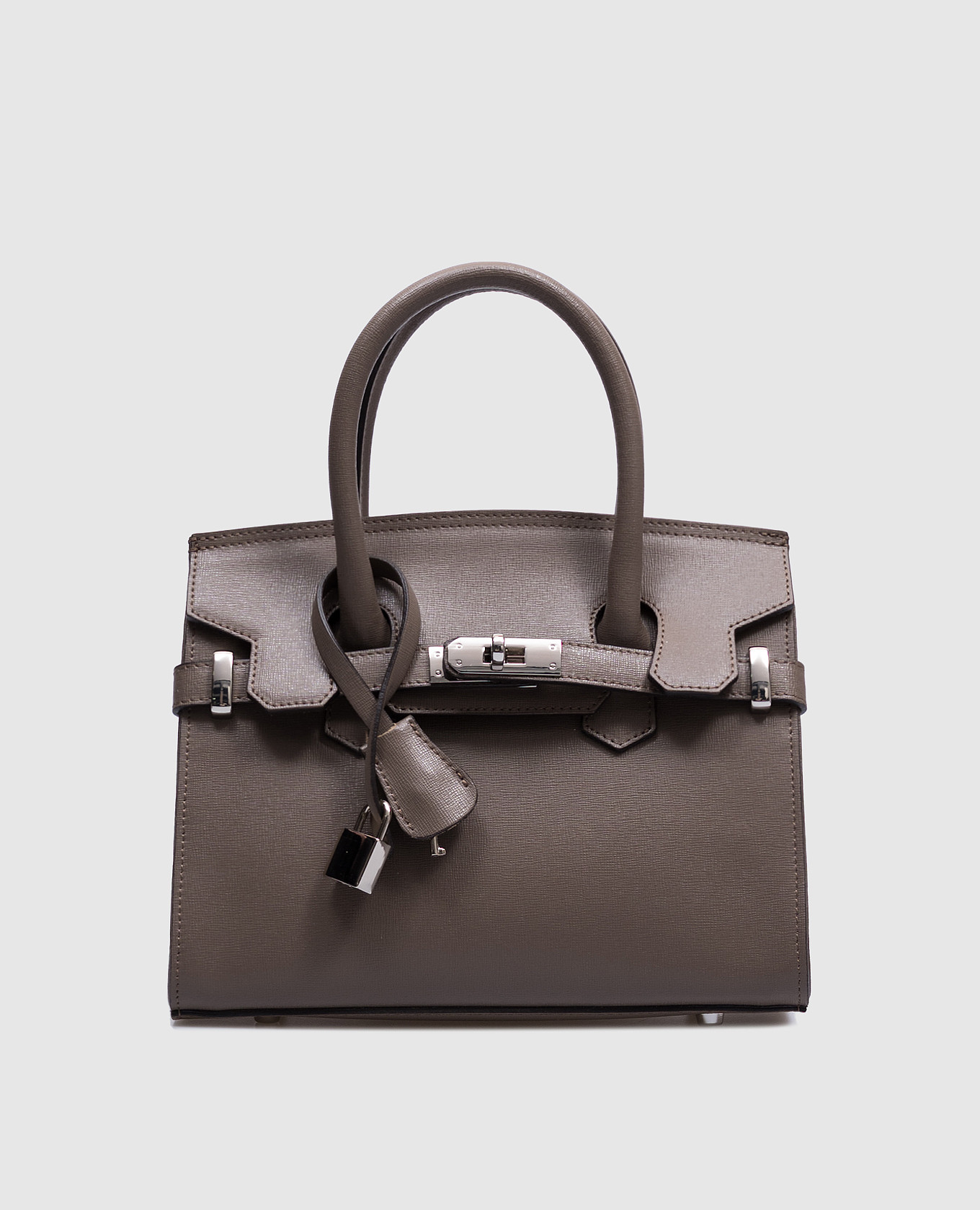 

Beige leather bag with a lock Gianni Notaro