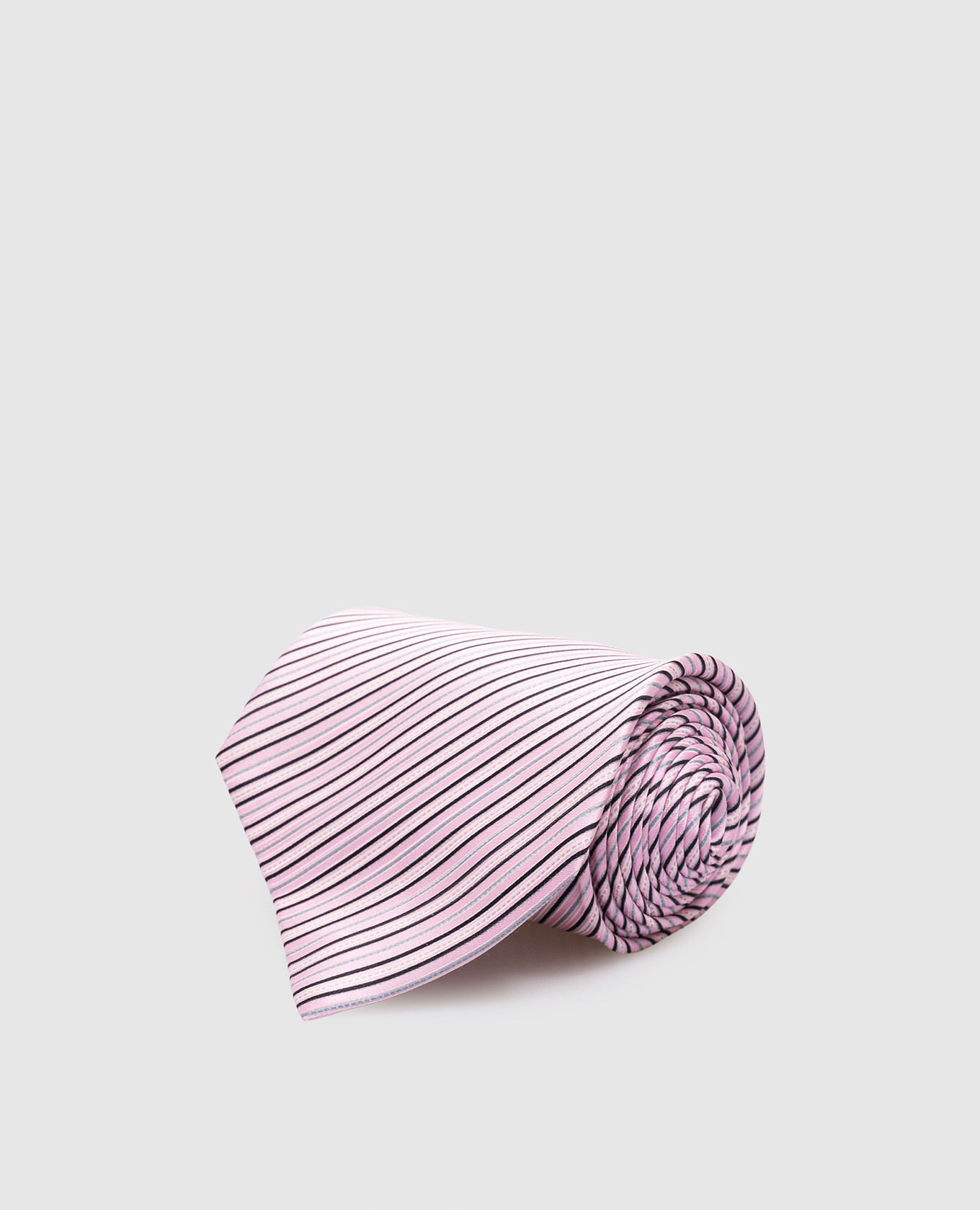 

Pink striped silk tie Stefano Ricci