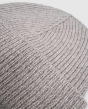 Cashmere&Whiskey Gray cashmere hat AU1891305341MI