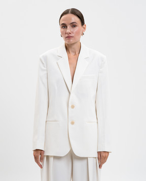 Victoria Beckham White jacket with wool 1325WJK006441B