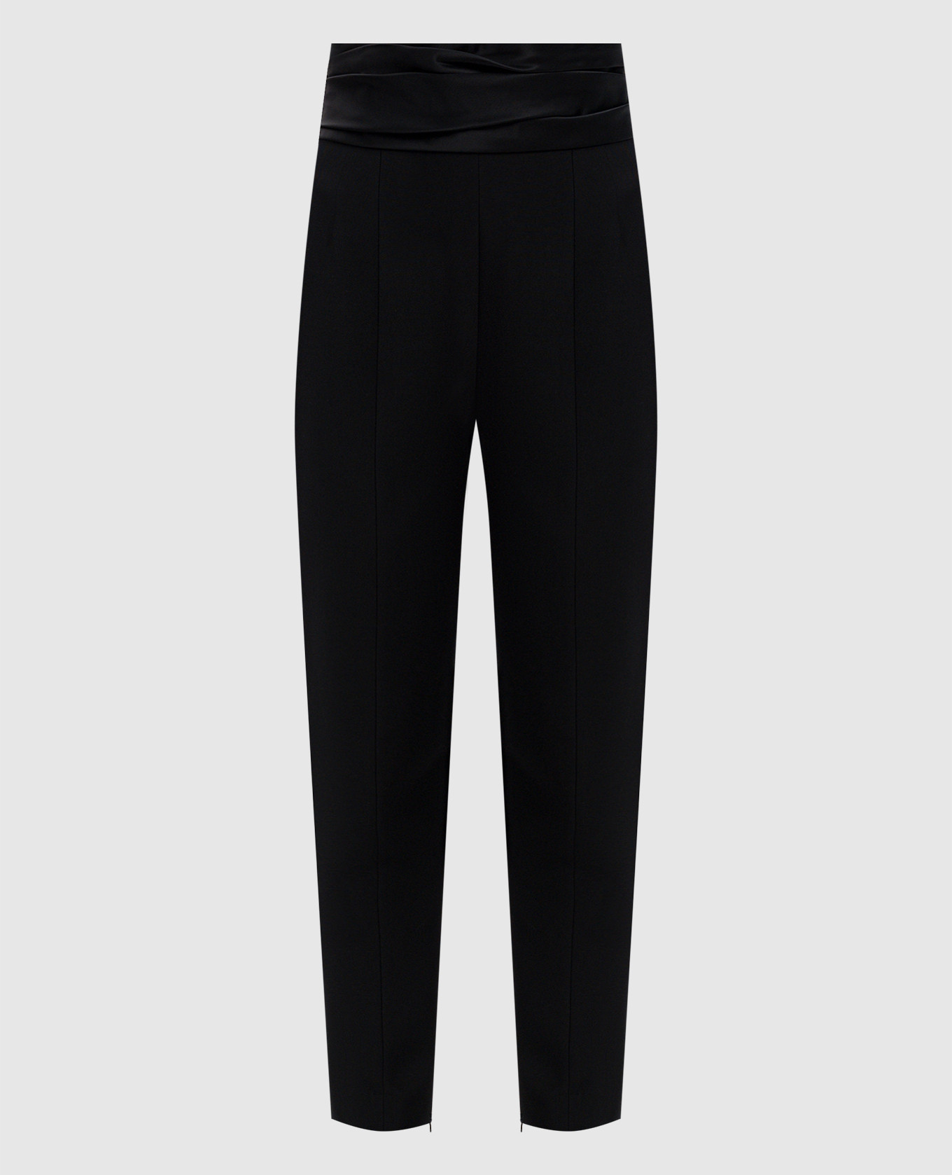 

Lenro Black High Rise Pants Khaite