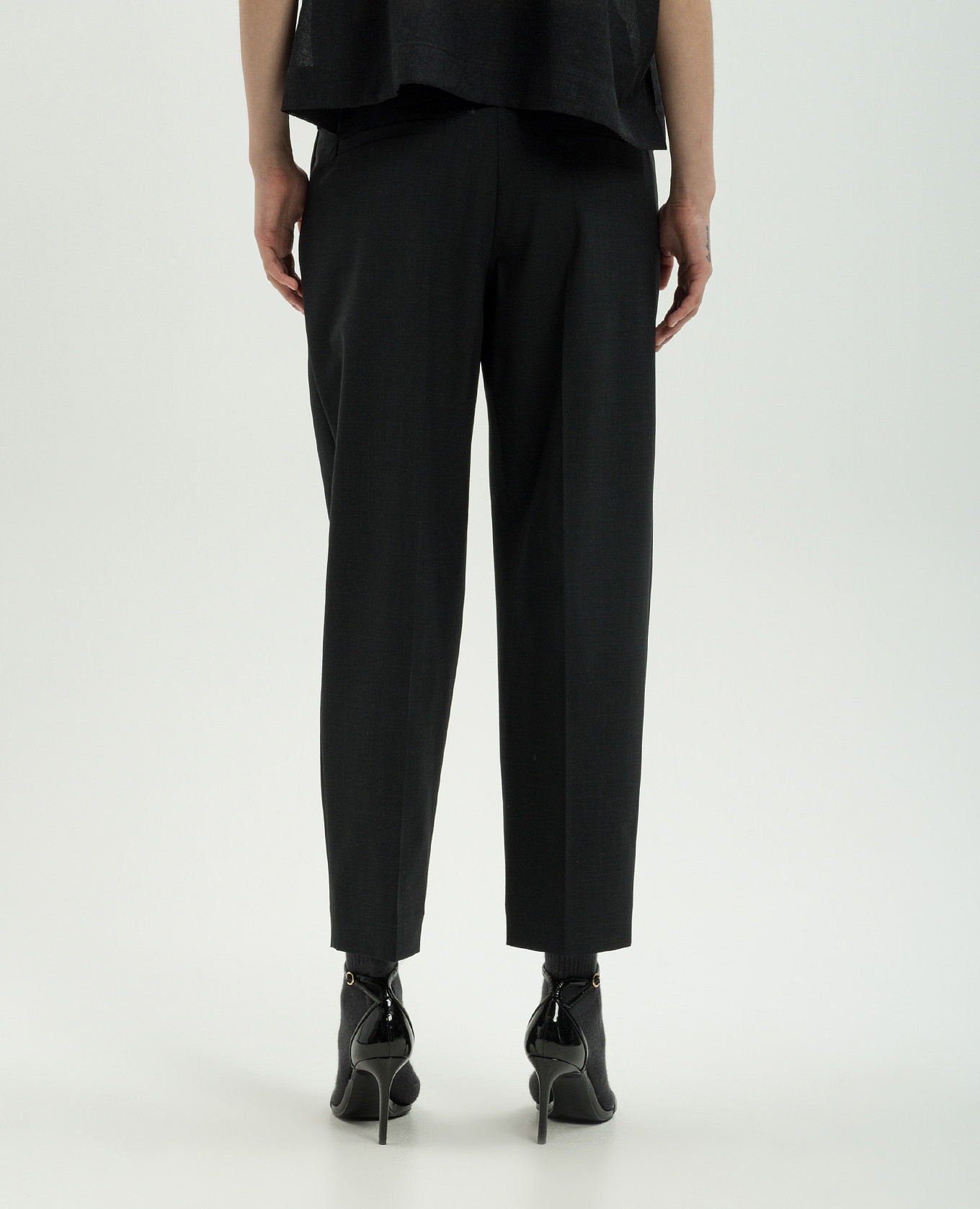 Black pants with wool Brunello Cucinelli 4