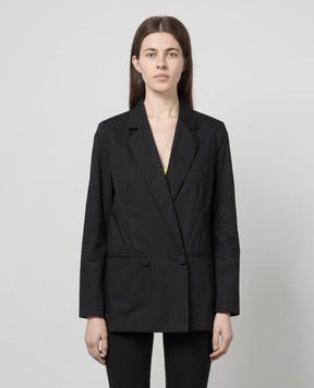 Twinset Black double-breasted jacket 241TF2010