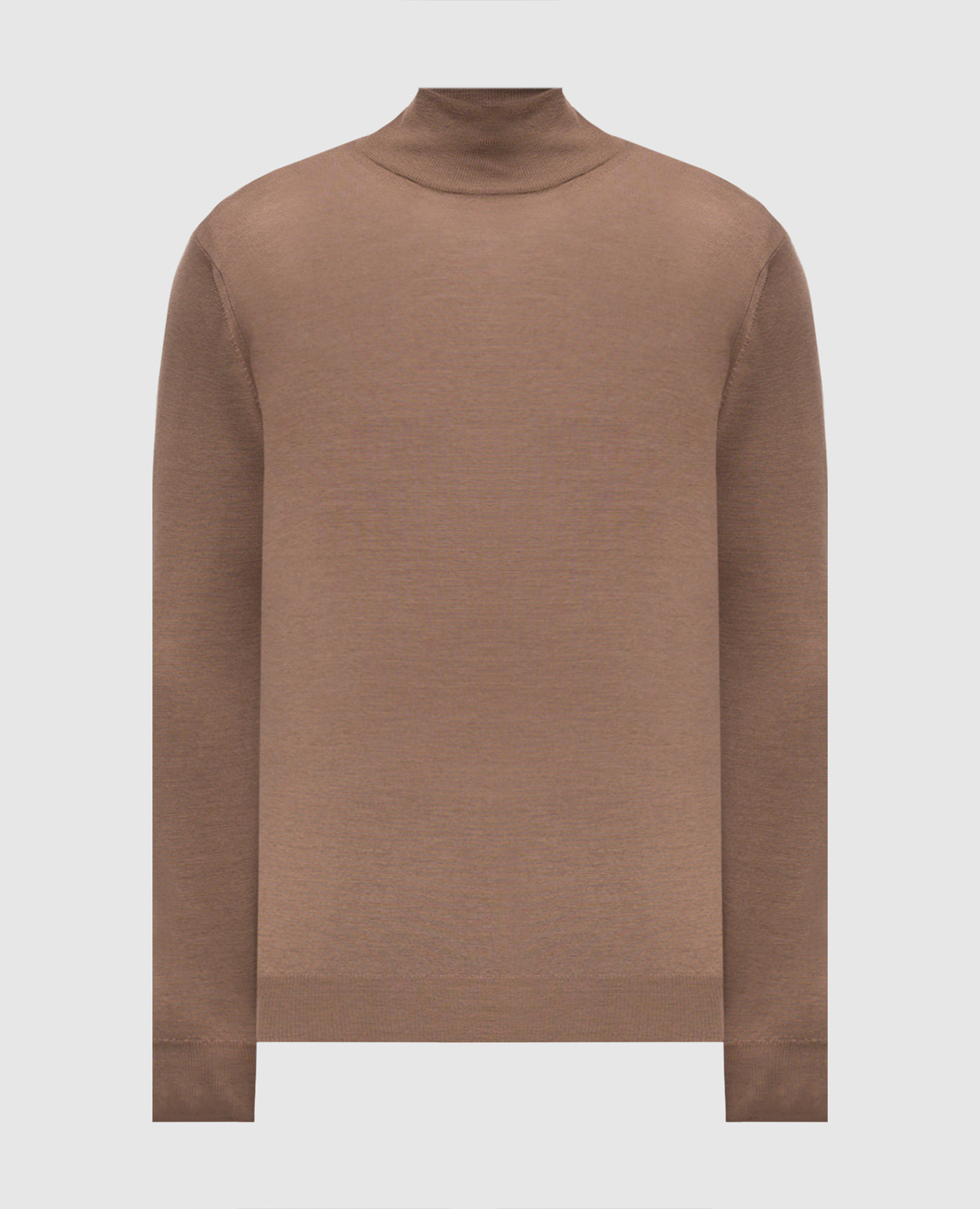 Brown wool golf Canali