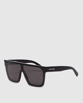 Saint Laurent Black sunglasses 607 with logo 748129Y9956