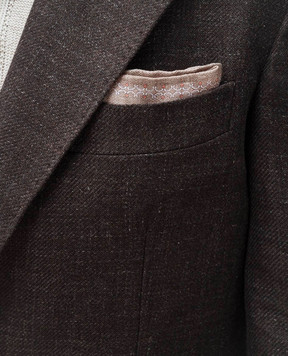 Brunello Cucinelli Reversible printed silk pachet scarf MR8950091